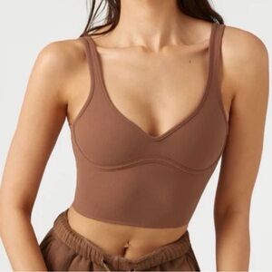 JOAH BROWN Contour Crop Tank